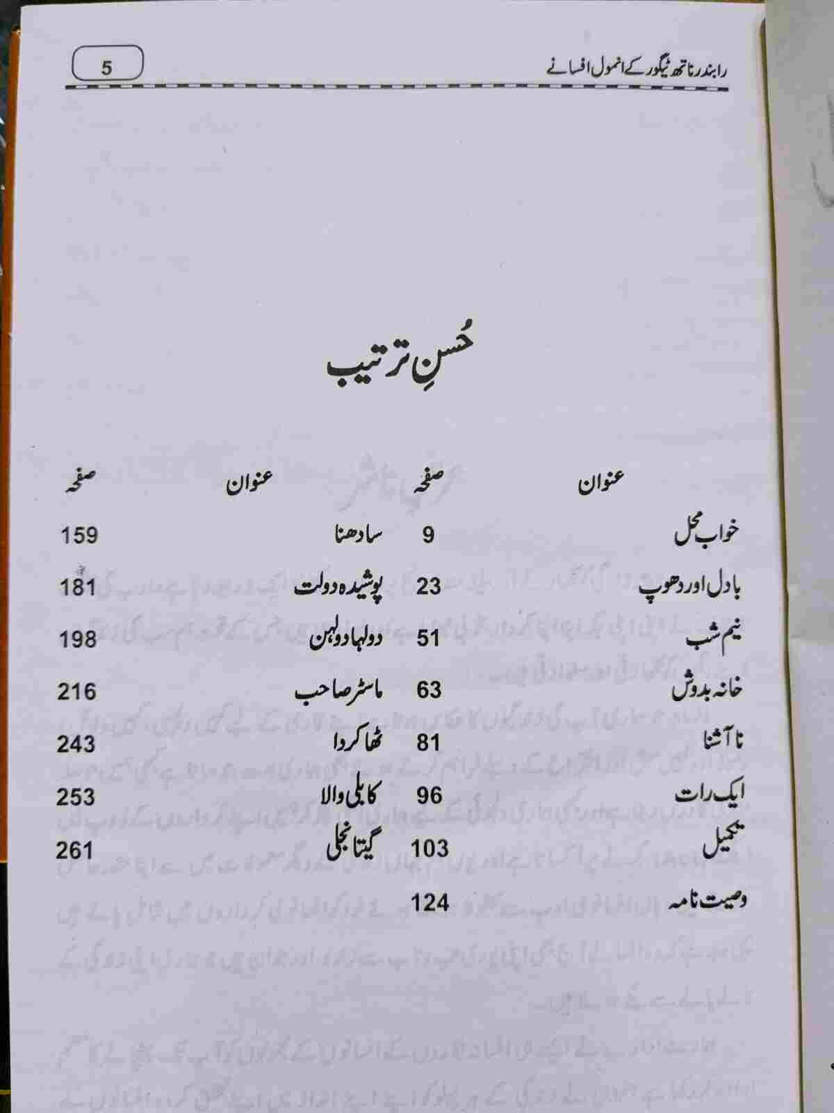 Rabindranath Tagore Ky Anmool Afsany رابندر ناتھ ٹیگور کے انمول افسانے